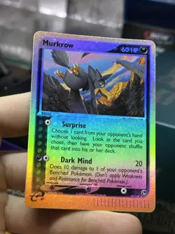 Murkrow 47/100 EX Sandstorm 2003 Reverse Holo e-Series Pokemon Card TCG - Image 4