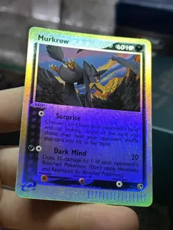 Murkrow 47/100 EX Sandstorm 2003 Reverse Holo e-Series Pokemon Card TCG - Image 5