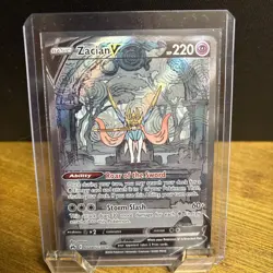 Zacian V - GG48/GG70 - Pokemon Crown Zenith Galarian Gallery Ultra Card NM - Image 1