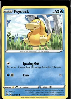 Pokemon Psyduck 028/189 Astral Radiance Non Holo Common 5 Card Lot - Image 1
