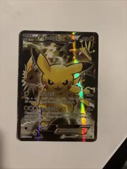 Pikachu EX XY124 XY Promos Holo Card moderatortly played - Image 1