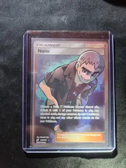 Nanu - 179/181 - Pokemon Team Up Sun & Moon Full Art Ultra Rare Card NM - Image 1