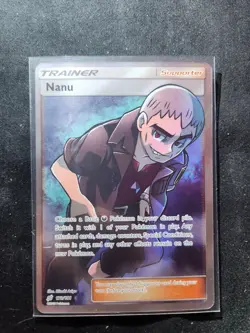Nanu - 179/181 - Pokemon Team Up Sun & Moon Full Art Ultra Rare Card NM - Image 2