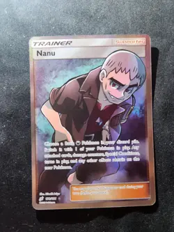 Nanu - 179/181 - Pokemon Team Up Sun & Moon Full Art Ultra Rare Card NM - Image 3