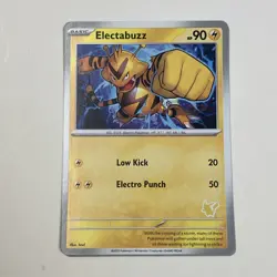 Electabuzz - (Pikachu Stamped) My First Battle Deck Promo Rare Pokemon Card - NM - Image 1