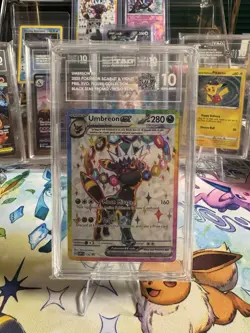 TAG 10 Umbreon Prismatic Promo. Ranked 3rd Highest Overall Score!! Pokemon Card - Image 1