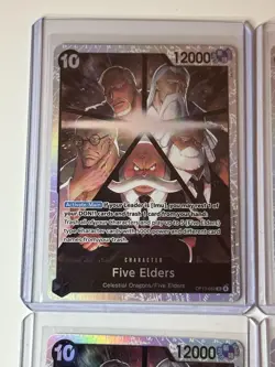 Five Elders OP13-082 Carrying On His Will 4 Foil Card Play Set Lot One Piece - Image 2