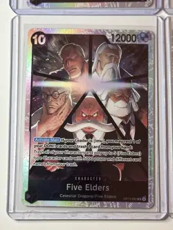 Five Elders OP13-082 Carrying On His Will 4 Foil Card Play Set Lot One Piece - Image 4