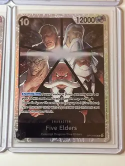 Five Elders OP13-082 Carrying On His Will 4 Foil Card Play Set Lot One Piece - Image 5