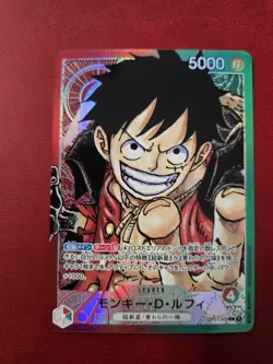 ONE PIECE Card Monkey D. Luffy (Alt Art) OP01-003 L Parallel ROMANCE DAWN - Image 1