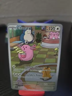 Pokemon TCG Chansey Illustration Twilight Masquerade Card 187/167 NM/M Condition - Image 1