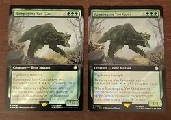 (2×) MTG English Rampaging Yao Guai (Extended Art) Surge Foil - Unplayed - Mint - Image 1
