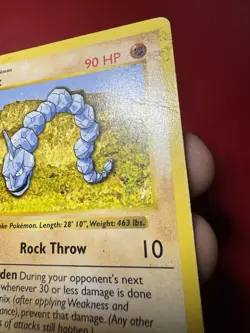 Onix 56/102 Shadowless 1st Edition Base Set Pokemon Card HP - Image 5