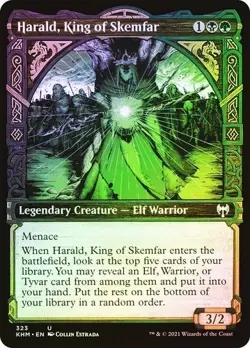 Harald, King of Skemfar (Showcase) FOIL Kaldheim NM Showcase - Image 1