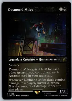 Desmond Miles (Foil Etched) Universes Beyond: Assassin's Creed 202 - Image 1