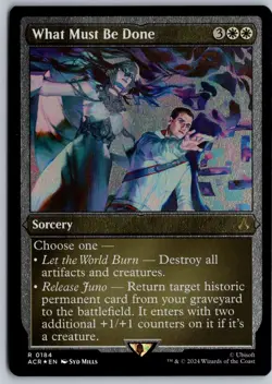What Must Be Done (Foil Etched) Universes Beyond: Assassin's Creed 184 - Image 1