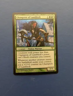 MTG Champion of Lambholt: Avacyn Restored FOIL #171 - EX-MT - Image 1