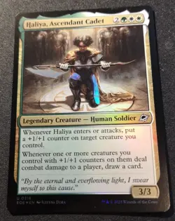 Haliya, Ascendant Cadet - Foil - EOE - MTG - EN - NM - 0218 - Image 1