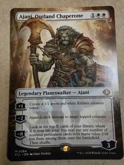 Ajani, Outland Chaperone - (Borderless) Lorwyn Eclipsed Regular - Mtg - Image 1
