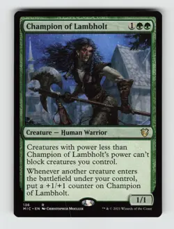 Champion of Lambholt*Non-Foil* Commander: Innistrad: Midnight Hunt 136 NM - Image 1