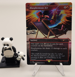 MTG Blasphemous Act Foil 1756 SLD Secret Lair x Marvel Deadpool - Image 1