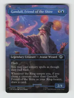 Gandalf, Friend of the Shire (Borderless)*Foil* LTR 401 LP - Image 1