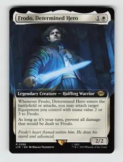 Frodo, Determined Hero (Extended Art)*Non-Foil* LTR 388 NM - Image 1