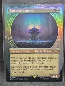 Samwise Gamgee - Showcase Foil - Magic MTG 2023 Lord of the Rings NM Rare 0327 - Image 1