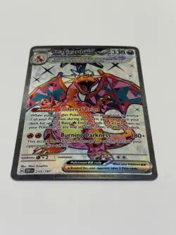 Pokemon TCG Charizard Ex 215/197 Full Art Special Illustration Rare SV:03 Holo - Image 4