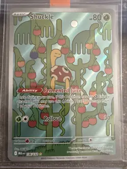 Pokemon Mega Evolutions Shuckle Illustration Rare 136/132 Holo - Image 1