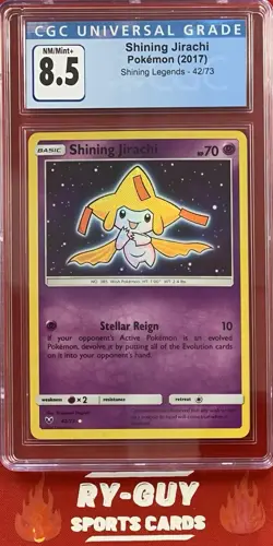 2017 POKEMON SHINING LEGENDS SHINING JIRACHI #42 CGC 8.5 - Image 1