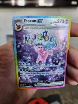 Espeon Ex SIR 155/131 Pokemon Prismatic Evolutions Special Illustration Rare!!! - Image 3
