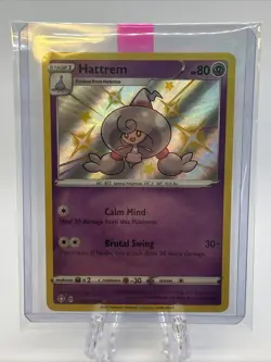 Hattrem SV055/SV122 Pokemon TCG 2021 Shining Fates Shiny Vault Holo Rare NM - Image 3