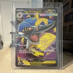Pokemon TCG Mega Sharpedo Ex 113/094 Phantasmal Flames Full Art Holo Ultra Rare - Image 1
