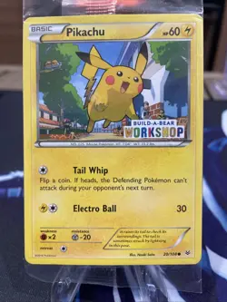 Pokemon TCG Pikachu Build-A-Bear Workshop Promo 20/108 Promo Promo Sealed - Image 2