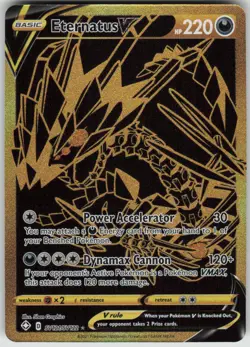 Pokemon Eternatus V Shiny Holo Rare Shining Fates: Shiny Vault SV121/SV122 NM - Image 1
