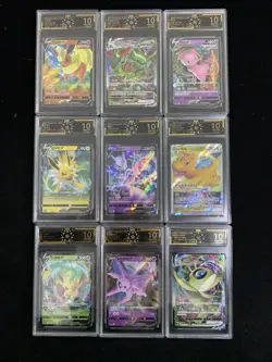 2025 Pokemon TCG S-Chinese RR Leafeon Rayquaza Gengar Charizard OCD 10 JL89 - Image 1