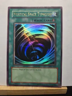 Yu-Gi-Oh! TCG Mystical Space Typhoon Magic Ruler MRL-047 Unlimited Ultra Rare - Image 1