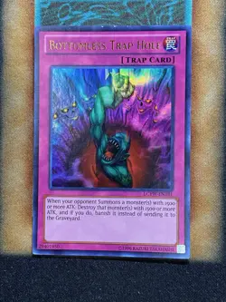 Yugioh Bottomless Trap Hole LCYW-EN181 Ultra Rare NM - Image 1