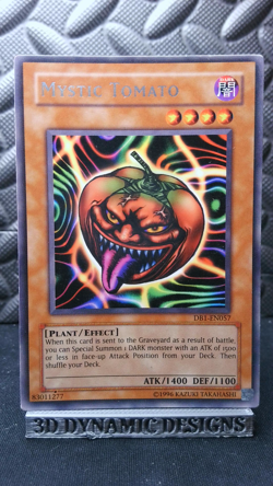 | Yugioh Mystic Tomato DB1-EN057 Rare Dark Beginning 1 LP 🔥 | - Image 1