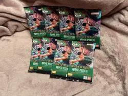 One Piece TCG OP-12 Legacy of the Master: LOT of 8X Sealed Loose Booster Packs - Image 3