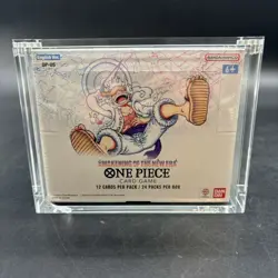 One Piece EN OP-05 Awakening of the New Era Booster Box Sealed w/ Acrylic Case - Image 1