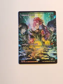 Llanowar Elves (Showcase) Foundations Foil - Image 1