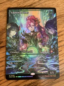 Llanowar Elves (Showcase) Foundations Foil - Image 1