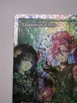 Llanowar Elves Showcase (Fracture Foil) Foundations (FDN) MTG 0439 Mythic - Image 2