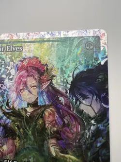 Llanowar Elves Showcase (Fracture Foil) Foundations (FDN) MTG 0439 Mythic - Image 3