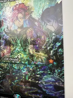 Llanowar Elves Showcase (Fracture Foil) Foundations (FDN) MTG 0439 Mythic - Image 4