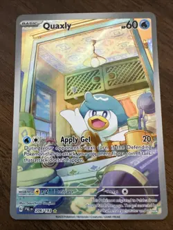 Pokemon Quaxly 206/193 Sv02: Paldea Evolved Illustration Rare Holo - Image 1