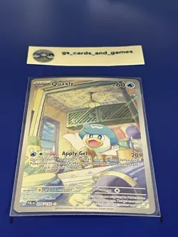 Quaxly 206/193 IR Illustration Rare Holo Sv02: Paldea Evolved - Pokemon TCG - Image 1