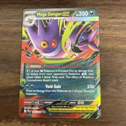 Mega Gengar EX Phantasmal Flames 056/094 Pokemon TCG Double Rare Mega Evolution - Image 1